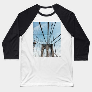 Brooklyn Bridge, New York City - Travel Photography Baseball T-Shirt